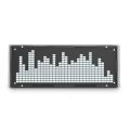 LED Music Spectrum Display DIY Kit 16X32 Rhythm Light Clock 8 Kinds Spectrum Mode SMD Soldering Display Light, White.