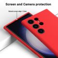 For Samsung Galaxy S24 Ultra 5G Color Liquid Silicone Phone Case. 