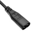 Power Extension Cord, Iec320 C7 to C8 Power Adapter Extension Cord with Switch Control with "8" Interface(null). 