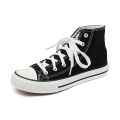 Pullback high-top canvas shoes men's and women's spring and autumn black and white solid color plate shoes genuine spot wholesale dropshipping A806X. 