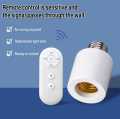 Standard E27 Wireless Remote Control Timer Switch Lamp Holder 110V 220V House Multi Light Switch Baby Room Bedroom Smart Switch.