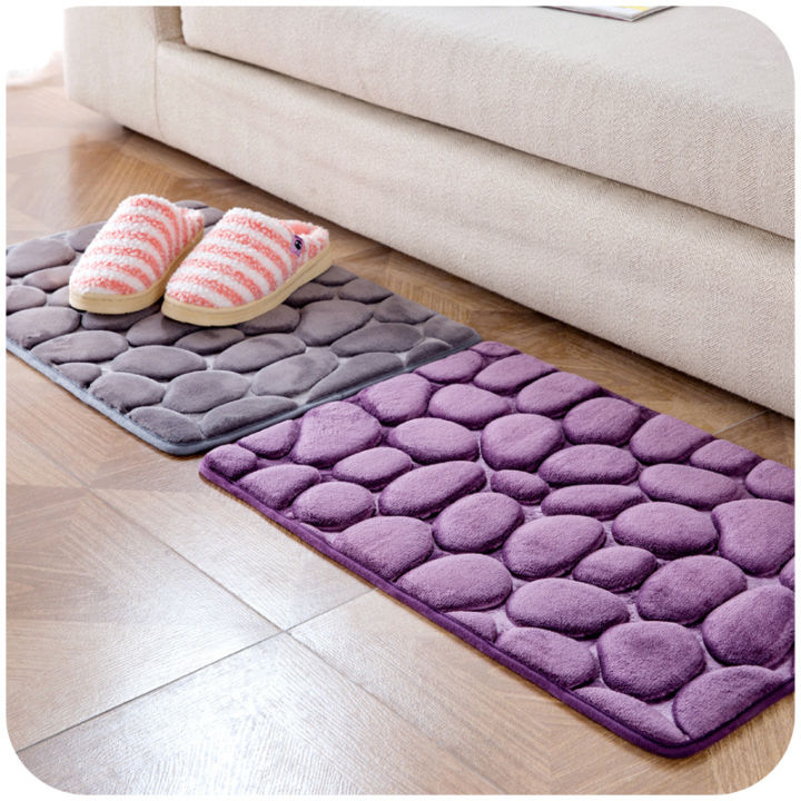 1Pcs%20Cobblestone%20Embossed%20Bathroom%20Bath%20Mat%20Non-slip%20Carpets%20In%20Wash%20Basin%20Bathtub%20Rug%20Shower%20Room%20Doormat%20Memory%20Foam%20Pad%20-%20Image%202