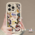 Phone Case Compatible for IPhone 14 Pro Max XR 11 13 12 Pro Max X XS Max 7Plus 7 8 6 6s Plus SE 2020 Cartoon Cute Friend Graffiti Boys Soft Case Back Cover. 