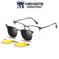 （NEW） 3 In 1 Sunglasses Men Polarized Sunglasses Night Vision Eyewear Magnetic Sun Glasses Frame Spectacles 3 Lens Unisex Anti-UV Spectacles Fashion Eyeglass. 