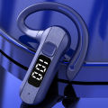 VAORLO Bluetooth Business Headset Air Conduction Wireless Earphones Ear-hook Waterproof Headphone Digital Display Sports Headset HiFi Music Noise Cancelling With Mic Large Capacity. 