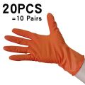 Waterproof Dishwashing Acid and Alkali Resistant Impervious Durable Nitrile Gloves Kitchen Clean Tools.
