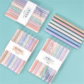 6PCS Double Tip Highlighter Pens Kawaii Candy Color Manga Markers Pastel highlighter set Stationery.