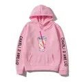 Harajuku Ice Coffee Splatter Hoodies Sweatshirts Men and Women oversized hoodie Charli DAmelio Pullover Unisex Costume Tracksuit. 