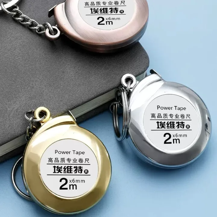Convenient%20DIY%20Mini%20Tape%20Measure%20Portable%20Decoration%202m%20Soft%20Steel%20Tape%20Key%20Chain%20Measuring%20Ruler%20Measuring%20Tape%20Precise%20-%20Image%204