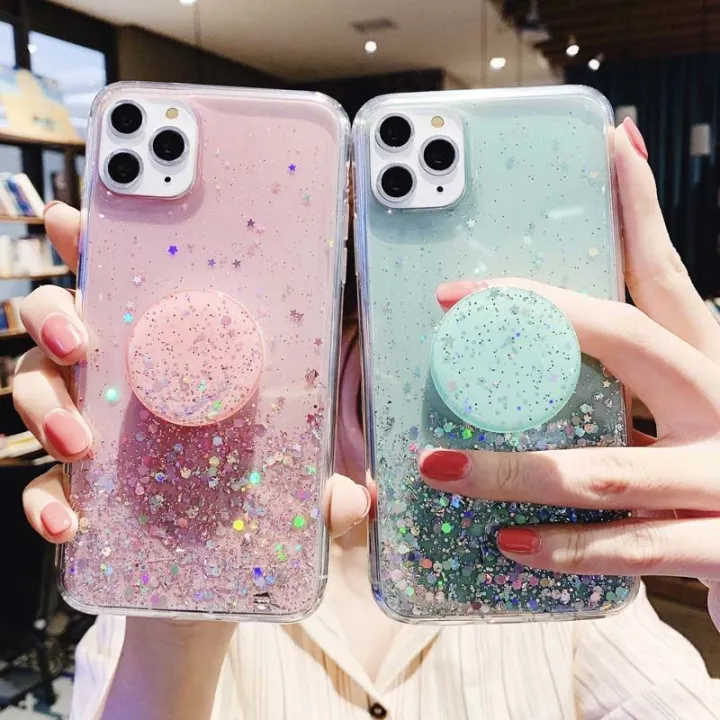 New%20Phone%20Case%20For%20Samsung%20Galaxy%20M54%20Cover%20Glitter%20Bling%20Soft%20Stars%20Moon%20Sequins%20Folding%20Bracket%20Transparent%20For%20Samsung%20Galaxy%20M54%20Case%20-%20Image%208