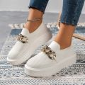 Amazon Summer 2022 New Women's Flat Sneakers Foreign Trade Plus Size Casual Shoes Mesh Slip Over Foot Shoes. 