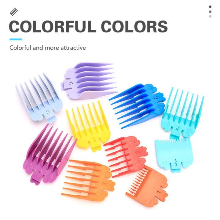 10%20pieces%20Of%20Hair%20Clipper%20Limit%20Comb%20WAHL%20Guide%20Limit%20CombTrimmer%20Cover%20Accessories%20General%20Professional%203-25mm%20Hair%20Trimmer%20Color%20-%20Image%209