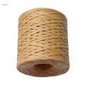 3x Raffia Paper Ribbon Roll Natural Twine Cord String for Valentine' Day Gift Wrapping Florist Bouquets Projects Crafting Weaving. 