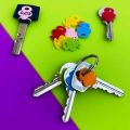 House Key Case 2022 Colors 6/10pcs Hollow Silicone Soft Key Cap Covers Topper Keyring Key Rings Car Hot. 