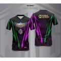Fashion latest new fire Jersey clothes , jersey custom gaming ML, FF, gowes, PUBG, Evos, aura, futsal, 3D printing men's T-shirt casual shirt tops. 