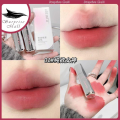 Leeinto Throbbing Velvet Lip Glaze Matte Matte Makeup Holding Color Soft Mist Lip Mud Not Easy To Touch Cup White Lipstick. 