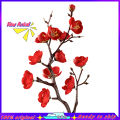 Artificial Plum Blossom Decorative Photo Props Faux Silk Flower Wedding Artificial Bouquet for Office. 