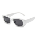 FG New Small White Frame Oval Sun Glasses Trend Sunglasses Unisex Punk Street Trend Cool Eyeglass Shades Glasses Frame UV400.
