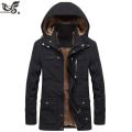 Military Thick Warm man Jacket Winter Parkas Casual Cotton Padded Jacket male Multi-Pocket hoodies men coat Parka Hombre. 