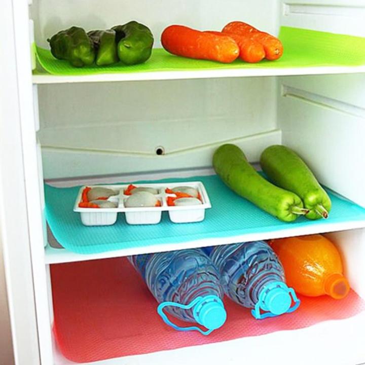 4pcs%20Refrigerator%20Pad%20Antibacterial%20Antifouling%20Mildew%20Moisture%20Pad%20Waterproof%20Refrigerator%20Mats%20-%20Image%203