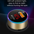 USB Car Charger Quick Charge QC3.0+PD Type C Mobile Phone LCD Display Fast Charging Adapter Phone Charger. 