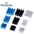 For Raspberry Pi 4 Heat Sink 3pcs Raspberry Pi 4B Aluminum Heatsink Radiator Cooling Kit Cooler for Raspberry Pi 4 Model B. 