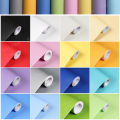 Customizable Width Self-Adhesive Wallpaper, Vinyl Solid Color Waterproof Sticker,Home Kitchen Furniture Decoration Contact Paper. 
