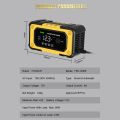 FOXSUR 12V/6A Automatic Battery Chargers Pulse Repairing Charge Device. 