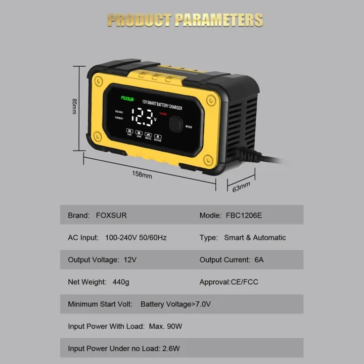 FOXSUR%2012V/6A%20Automatic%20Battery%20Chargers%20Pulse%20Repairing%20Charge%20Device%20-%20Image%204