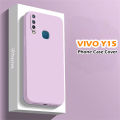 Original For VIVO Y15 Silicone Full Cover Case Anti-fingerprint Phone Case Cover.