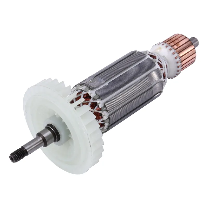 Rotor D’armature Pour Meuleuse Makita 9553NB/HB/N 9555 – Avec Roulements Et Balais Inclus