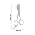 Carpet Shears Stainless Steel Duckbill Blade Comfortable DIY Durable Applique Scissors Sandblasting Rustproof for Crafts.