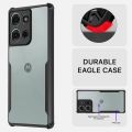 Motorola Moto Edge 60 fusion / Edge 60 Xundd Shockproof Back Cover Case -Euro brand-Q series-Carbon fiber slim soft Phone Back Cover. 