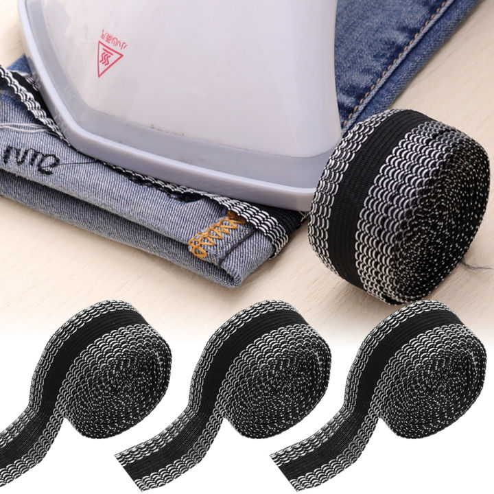 1/2/3/5M Self-Adhesive Pants Edge Shorten Stickers For Clothing Jeans Trousers Fabric Mouth Patch Repair Hem Tapes Sewing Tools
