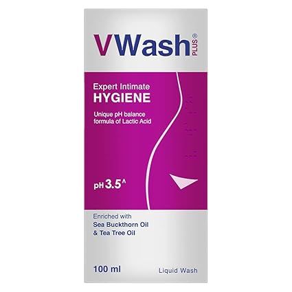 VWash Plus for Feminine Care and Hygiene, 100 ML