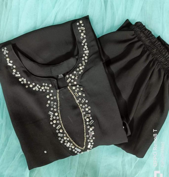 Readymade%20%20%20Comfortable%20Silk%20With%20Stone%20Work%20Two%20%20Piece%20For%20Women%20-%20Image%204