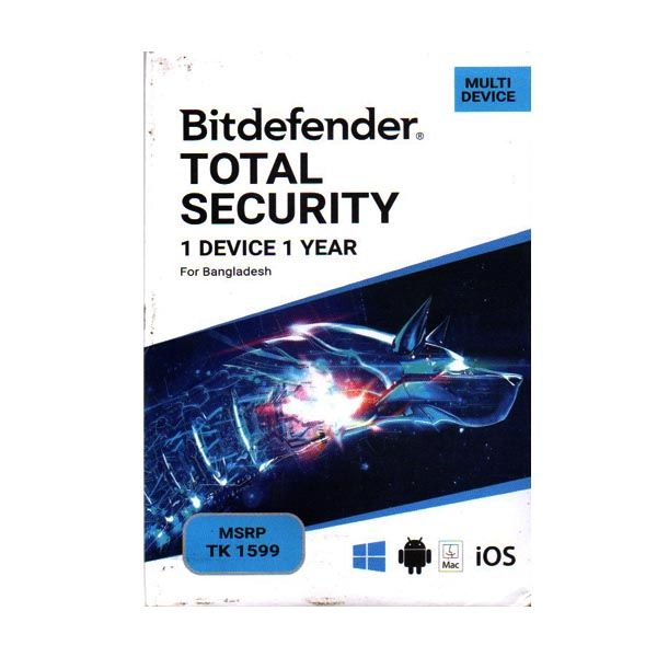 Bitdefender Total Security 1 Device 1 Year | Daraz.com.bd