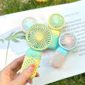 Cute USB Mini Fan Portable Handheld Fan Rechargeable Mini Handy Fan Pocket Size Low Noise Small Electric Fan Student Dormitory.1. 