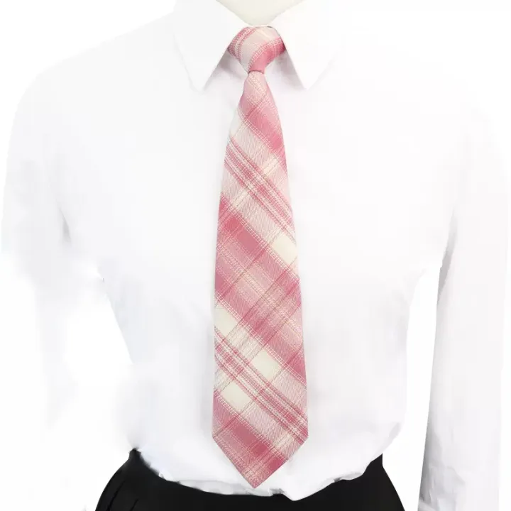 Alien%20JK%20Plaid%20Necktie%20Cotton%20Uniform%20School%20College%20Neckwear%20Small%20Lazy%20Ties%20Shirt%20Dress%20Accessories%20Young%20Girls%20Boy%20Daily%20Cravat%207CM%20-%20Image%202