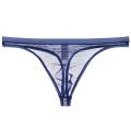 Men's Lace Transparent Thong Men's Sexy Breathable T-Back G-String   Briefs See Through   Lingerie. 