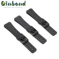 Watch Band Replacement Strap For Casio W-800H Black PU Resin Plastic Wrist Strap SGW-400H 18mm F91W F84 F105/108 A158/168 AE1200/1300 Watch Accessories. 