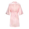 Team Bride Maid of Honor Gold Letter Print Kimono Faux Silk Women Wedding Preparewear Bridal Party Bridesmaid Robes.