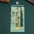 Creative Retro Metal Floral Glimpse Bookmarks Famous Painting Handbook Pendant Reading Book Clip Hollow Out Tassel Bookmarks for Book Lovers Writers Readers.
