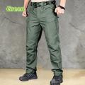 Plus Size Men Casual Cargo Pants Outdoor Hiking Trekking Sweatpants Slim Multi cket Trousers.