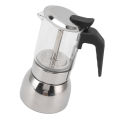 Glass Moka Pot, Delicious Moka Pot Coffee Maker Heat Resistant for Home. 