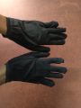 2 Pair Best Quality Knitted Cotton Hand Gloves Color-Black - Gloves. 