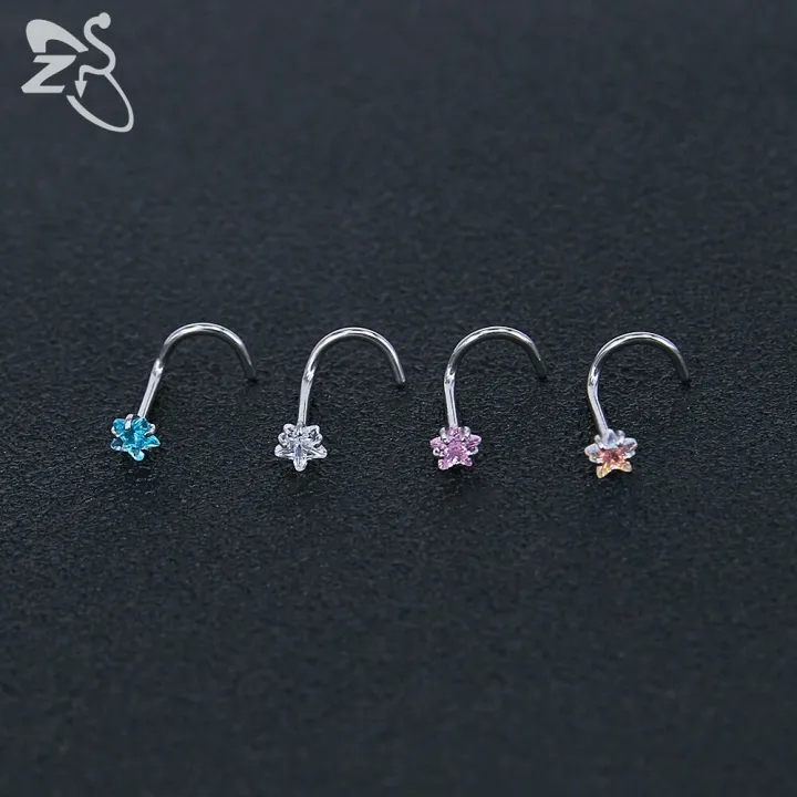 ZS%203-12pcs/lot%20Stainless%20Steel%20Nose%20Stud%20Set%20Round%20Heart%20Star%20CZ%20Crystal%20Nose%20Piercings%203MM%20L%20Shape%20Nostril%20Piercing%20Jewelry%2020g%20-%20Image%207