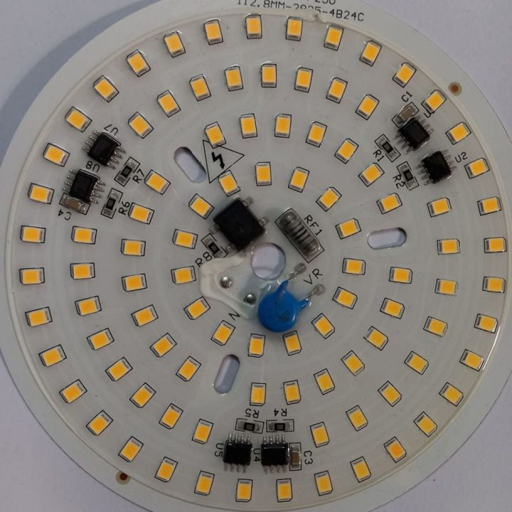 WARM%20WHITE%20Waterproof%20112mm%20ROUND%20White%2050W%20DIRECT%20AC%20220V%2050Watt%20LED%20Light%20Bulbs%2096Pcs%20Warm%20White%20SMD%20LED%20Light%20Plate%20With%20MOV%20Integrated%20IC%20Driver%20-%20Image%204