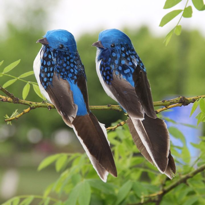 2%20Pcs%20Artificial%20Feather%20Bird%20Garden%20Statues%20Floral%20Decoration%20Bird%20Foam%20Feather%20Products%20Sparrow%20-%20Image%205