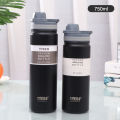 530 / 750ml portable high color water cup large diameter thermos cup large capacity student sports kettle outdoor kettle with durability. 